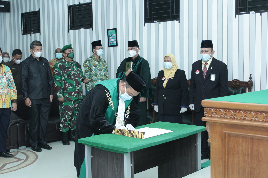 Pelantikan Ketua Pengadilan Agama Mentok