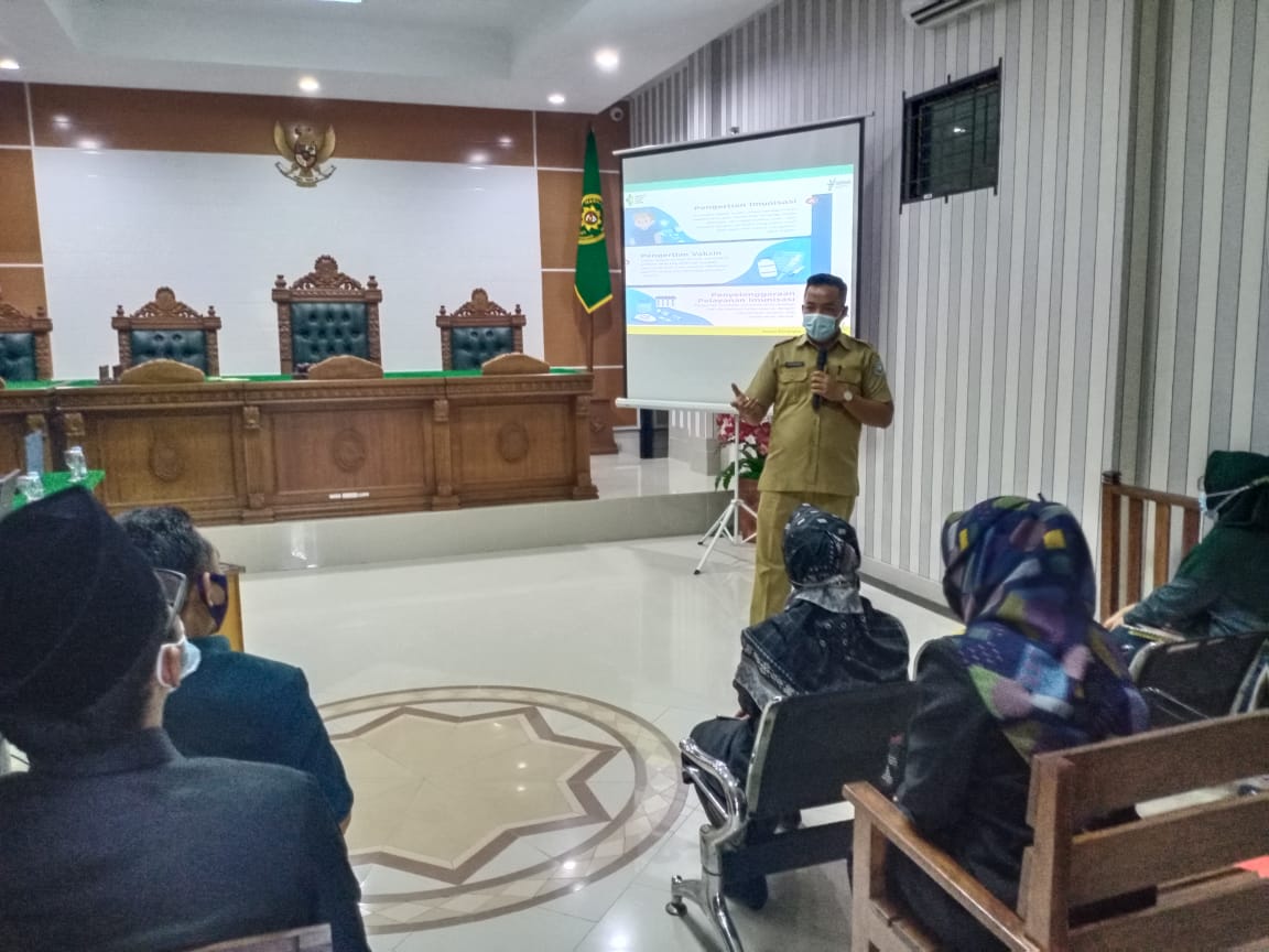 sosialisasi covid-19 di pengadilan agama mentok